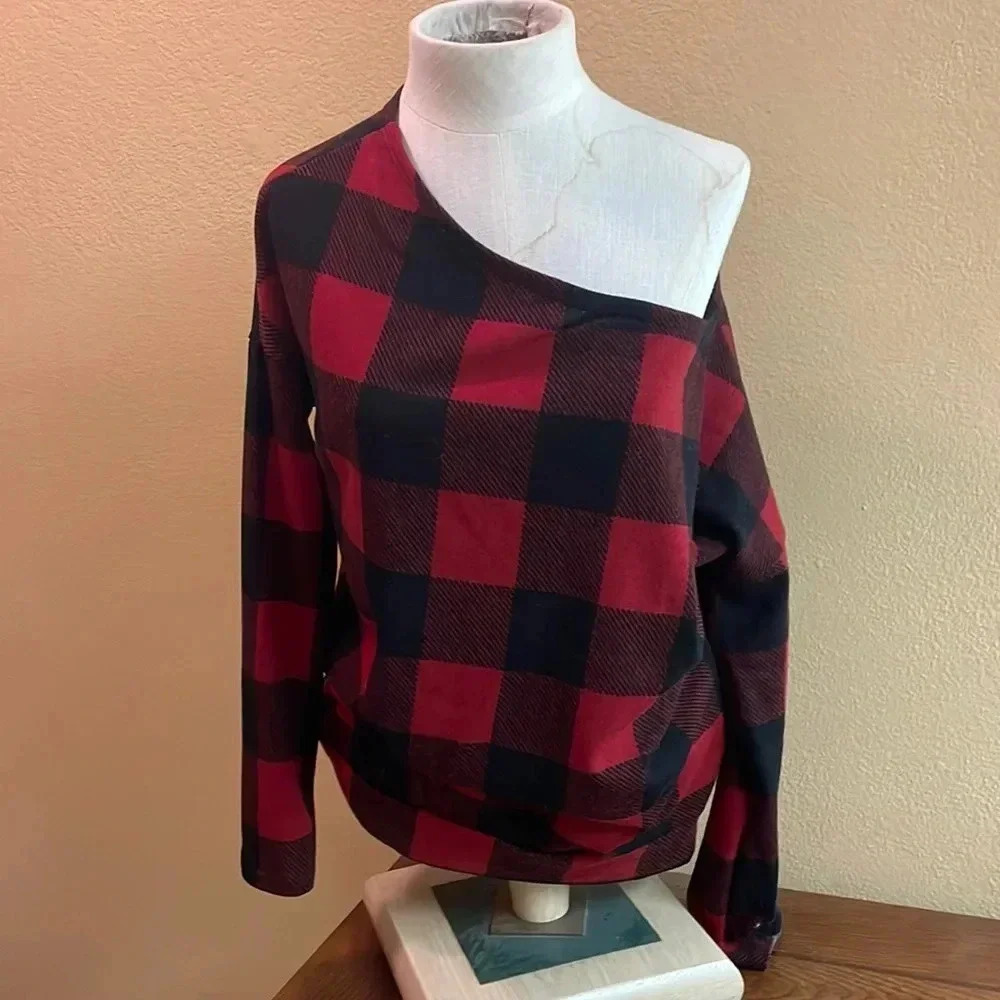 White birch Flannel top M